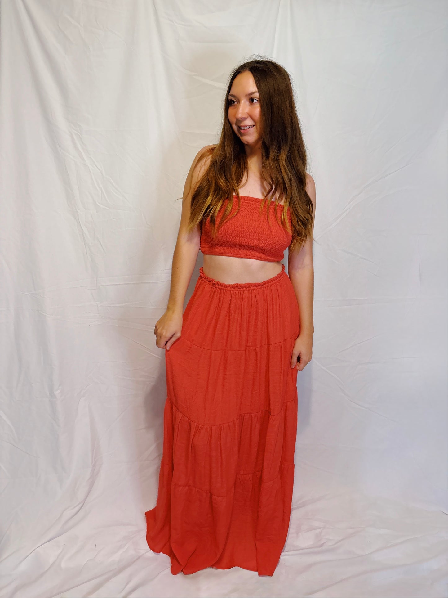 The Meredith Maxi Skirt Set