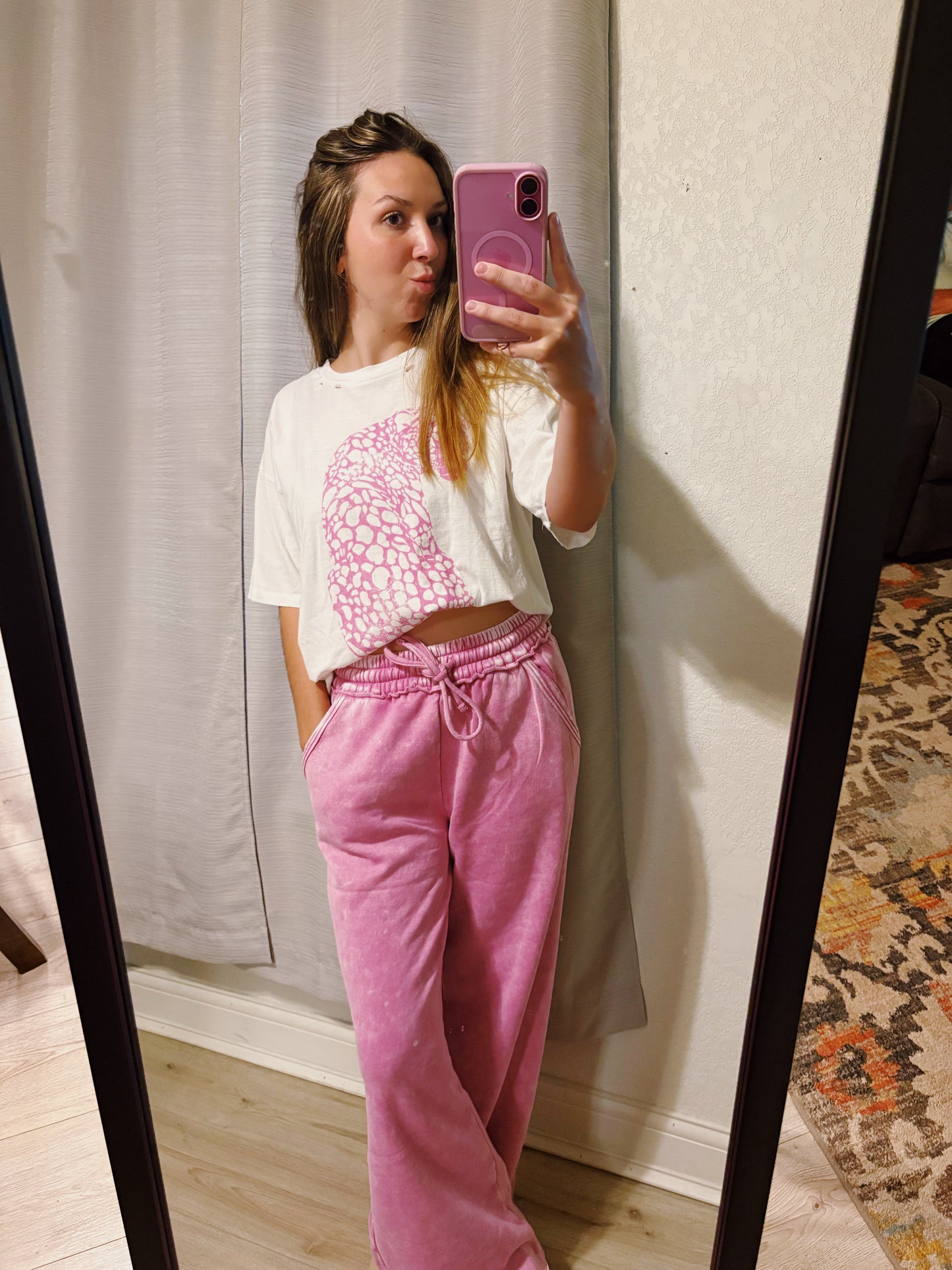 STAYIN COZY SWEATPANTS MAUVE