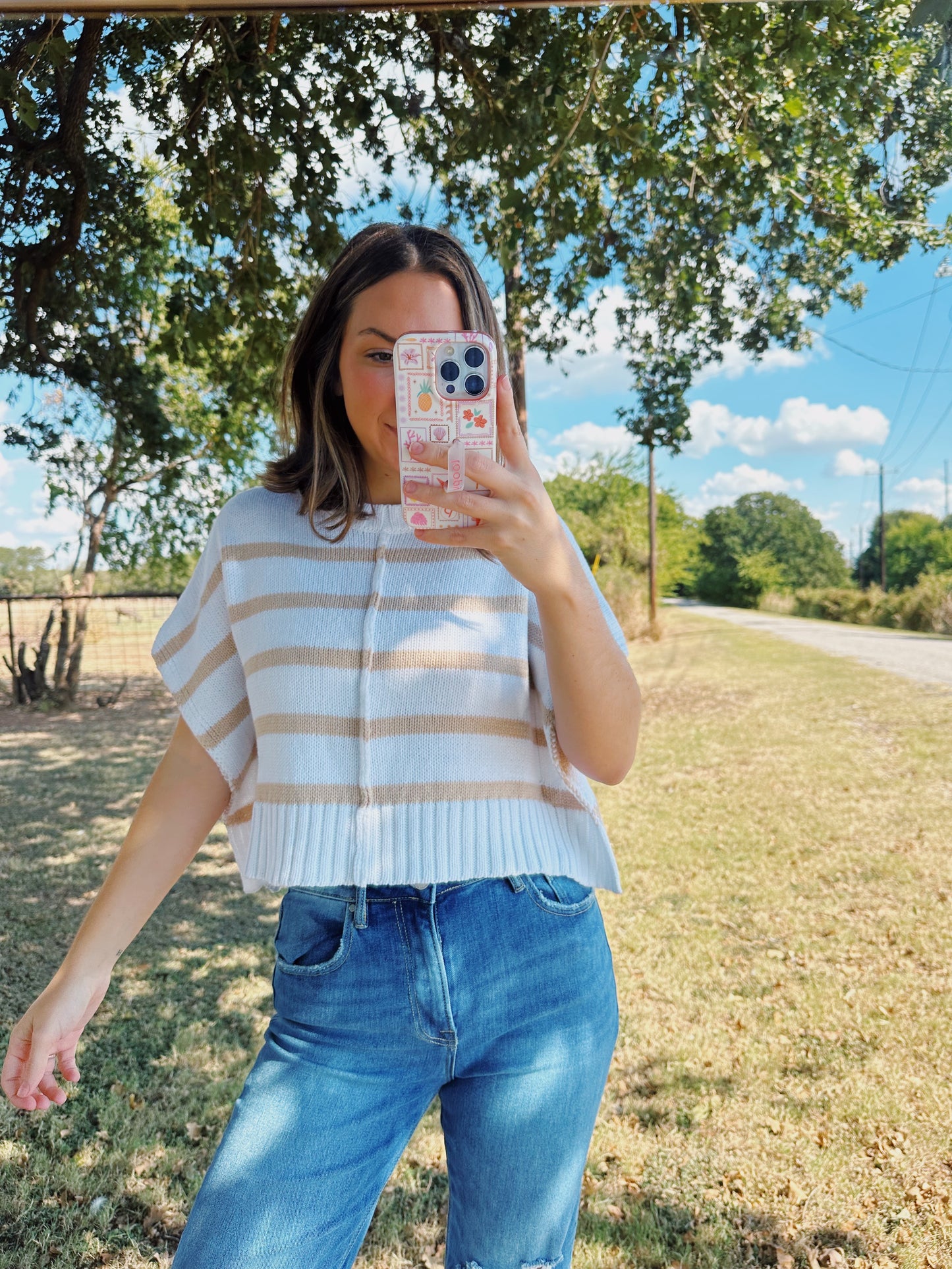THE MORNING DEW CROPPED SWEATER
