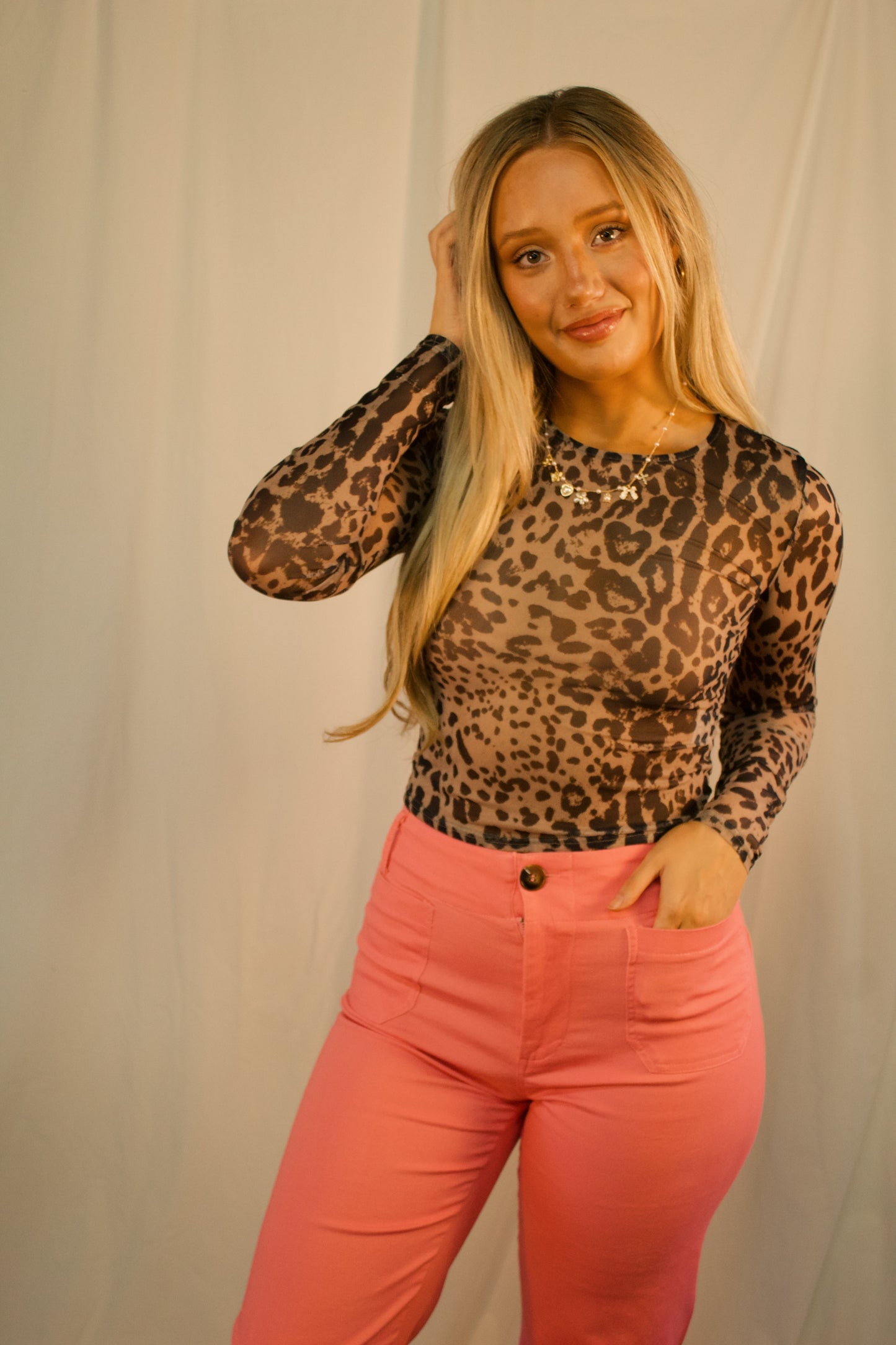 FERAL MESH LAYERING TOP