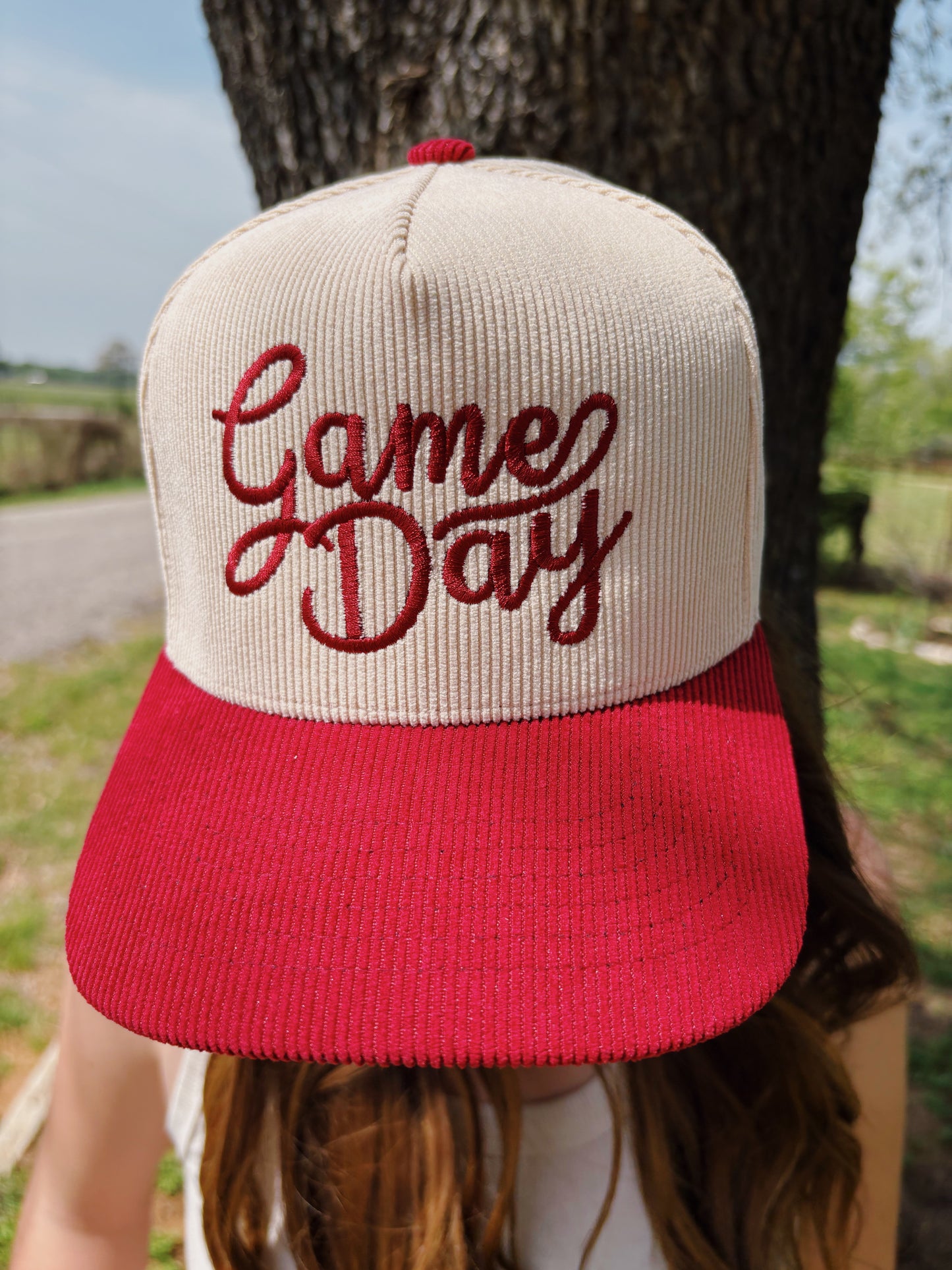 Game Day Corduroy Trucker Baseball Cap