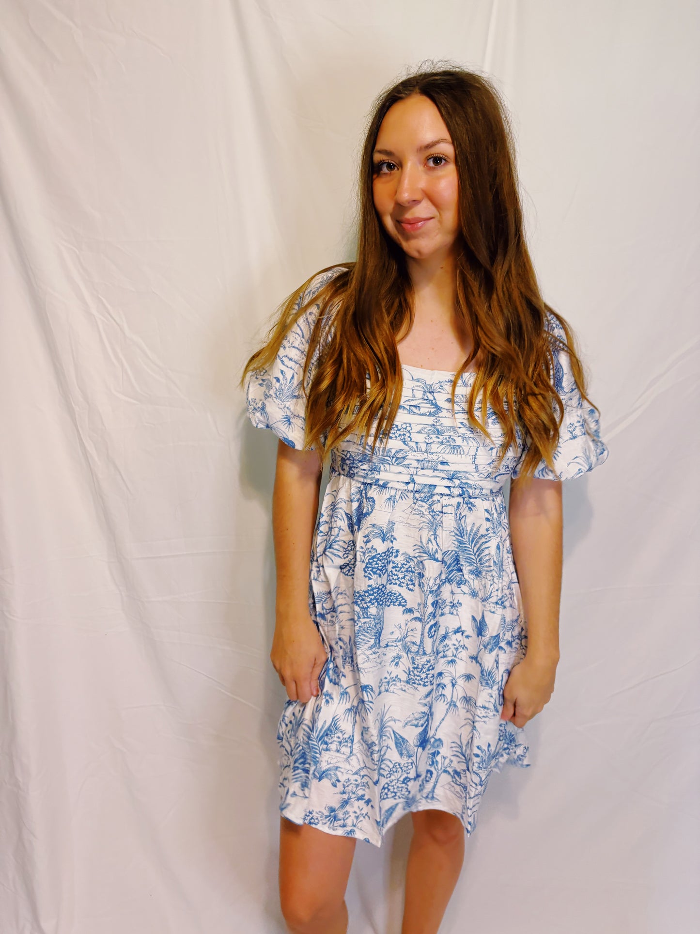 The Venice Puff Sleeve Dress