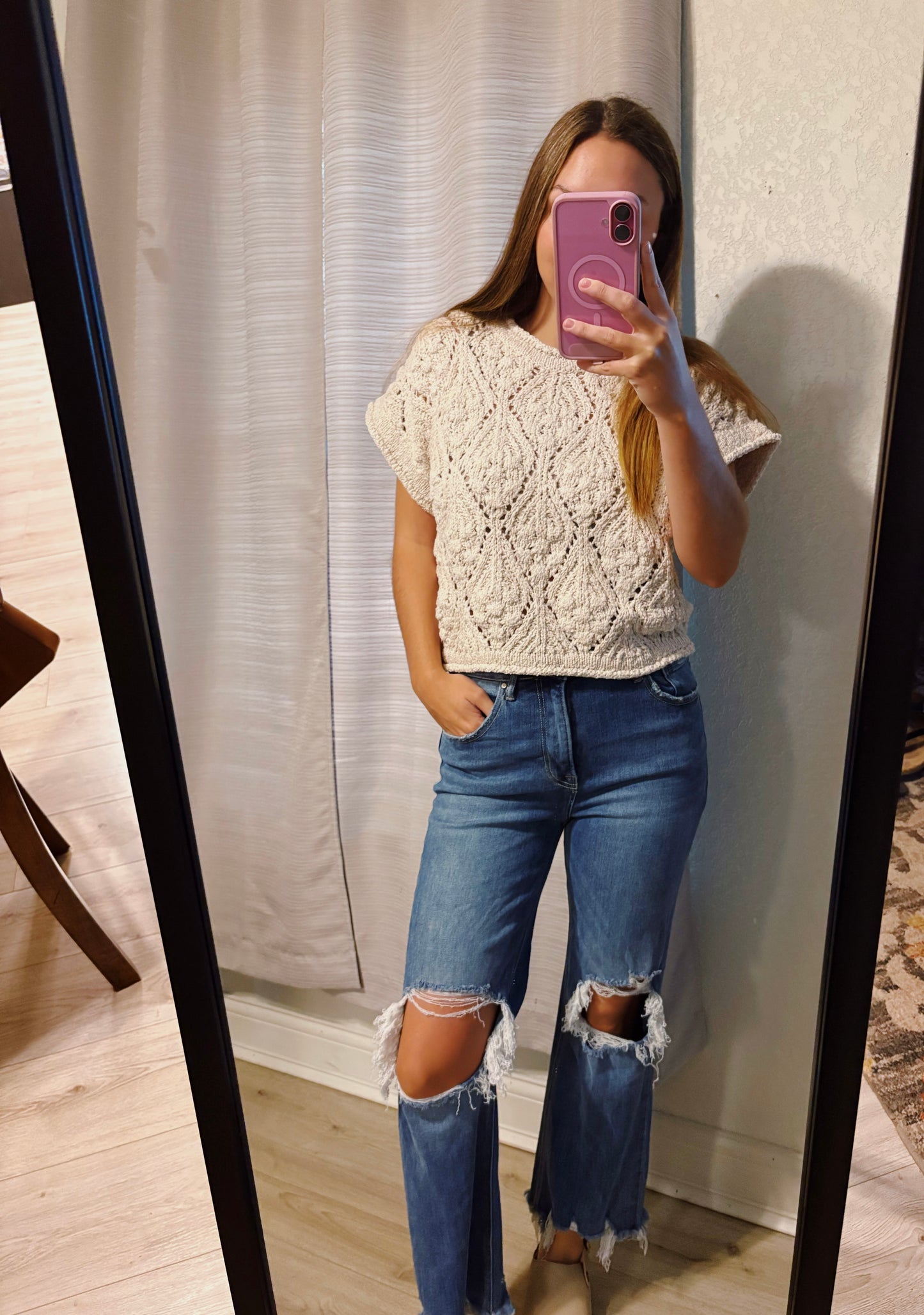 COZY KNIT SWEATER TOP