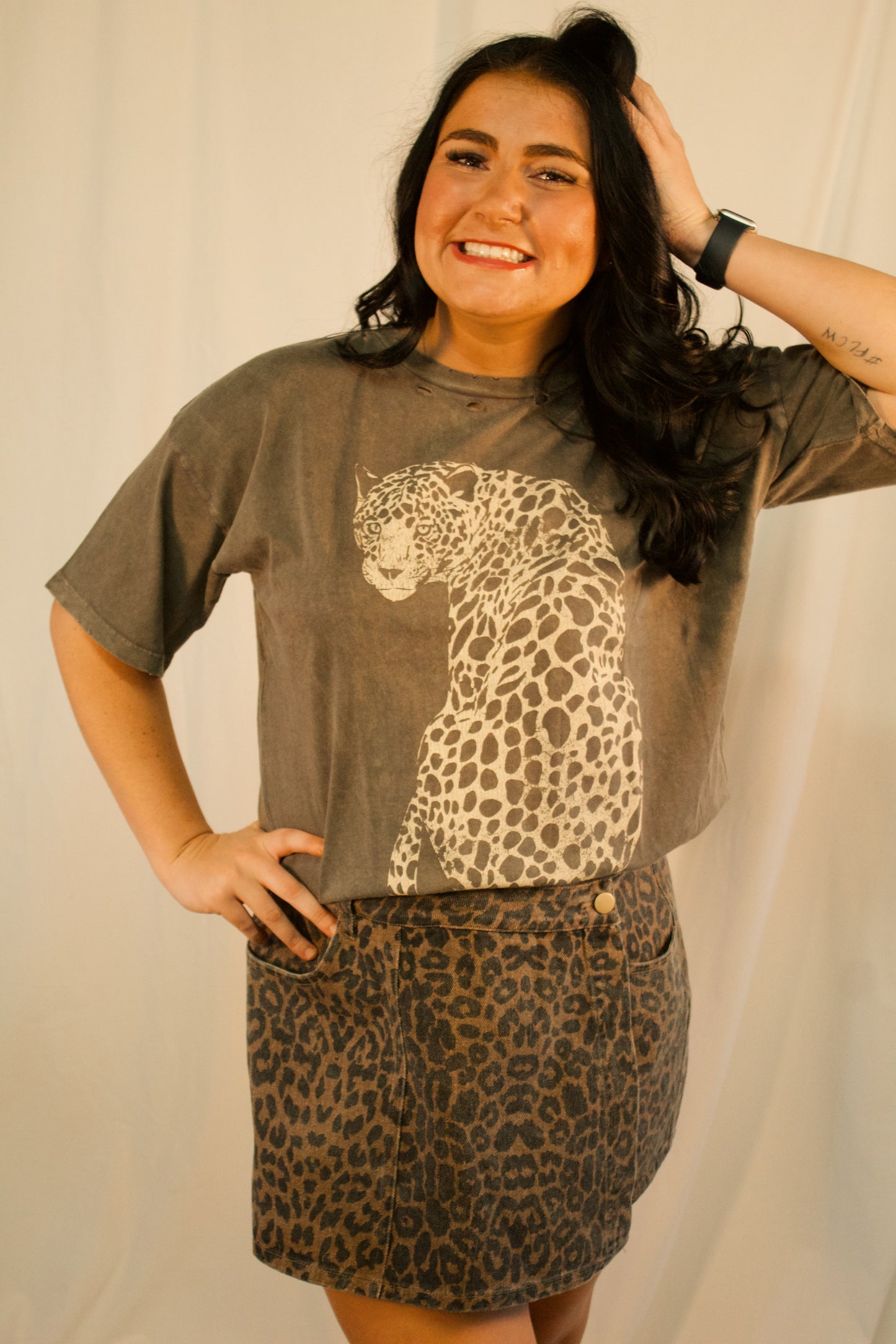UNTAMED FRONT WRAP SKORT