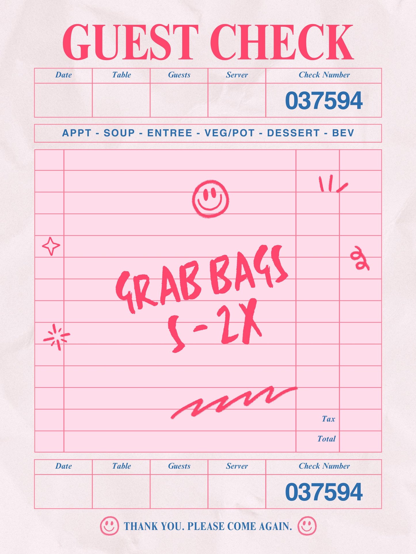 $100 GRAB BAGS