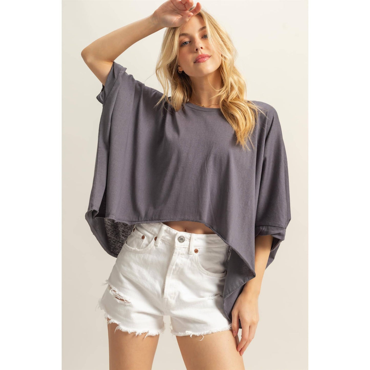 The Oaklee Oversized Tee - 2 COLORS