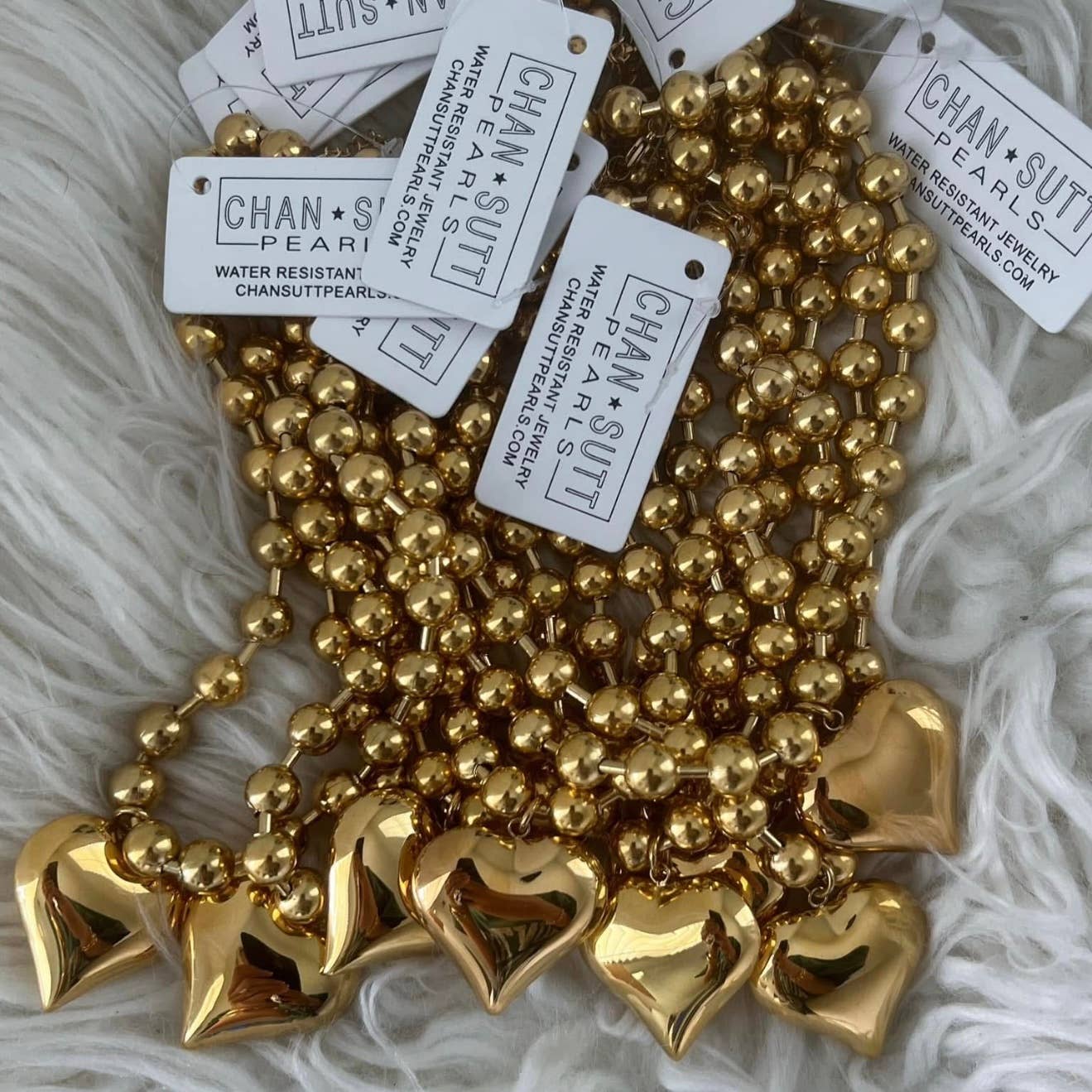 Boston Bubble Heart Necklace