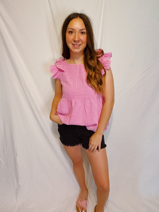 The Soleine Ruffle Top