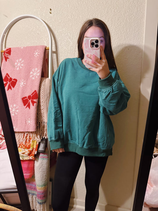 Hunter Green Pullover