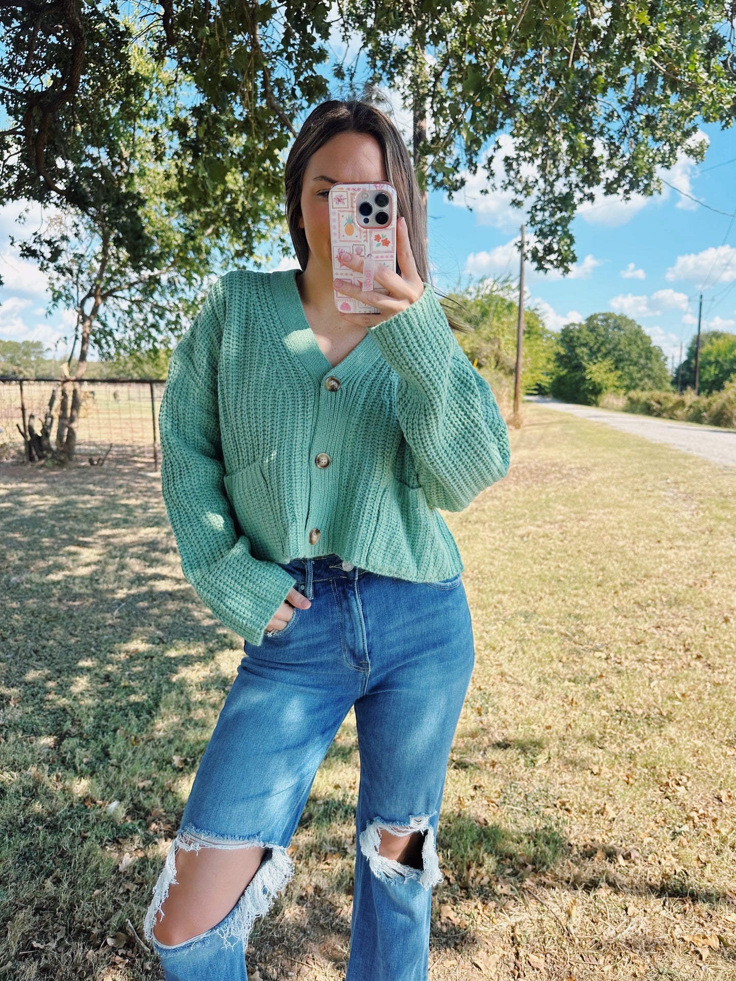 THE PUMPKIN PATCH CARDIGAN *2 COLORS*