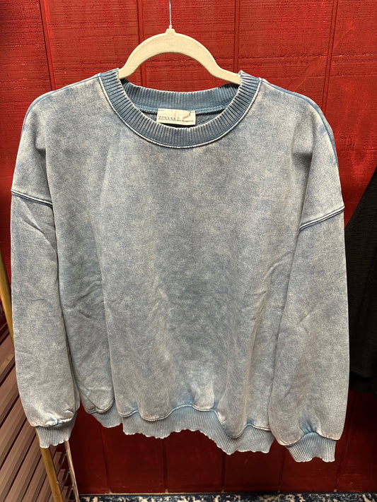 Dusty Blue Pullover