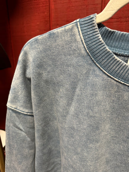 Dusty Blue PLUS Pullover