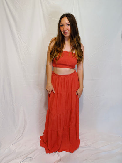 The Meredith Maxi Skirt Set