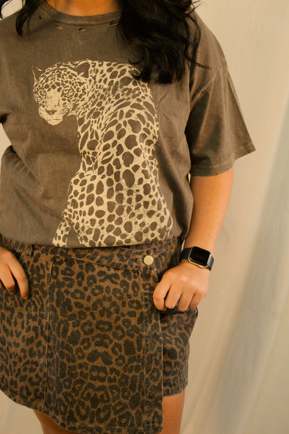 UNTAMED FRONT WRAP SKORT