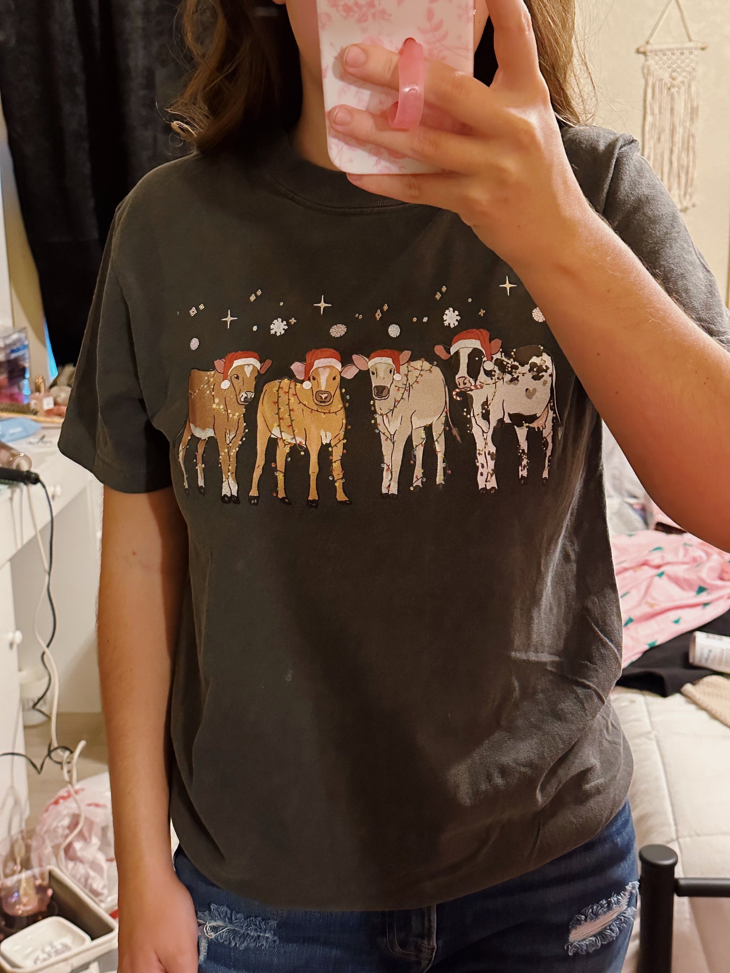 Cow Christmas Tee