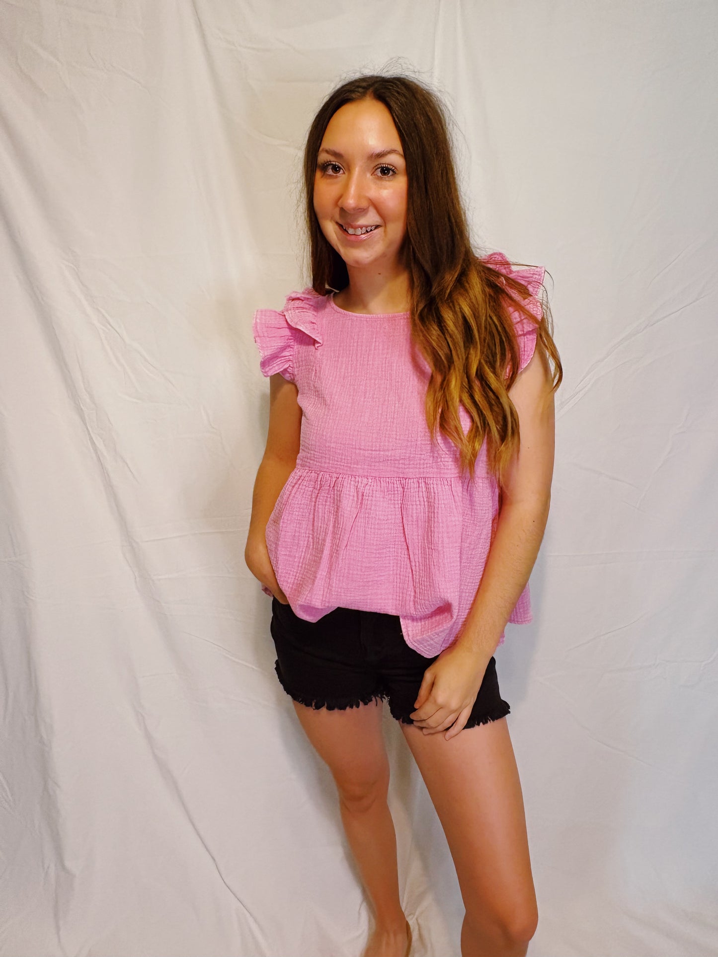 The Soleine Ruffle Top