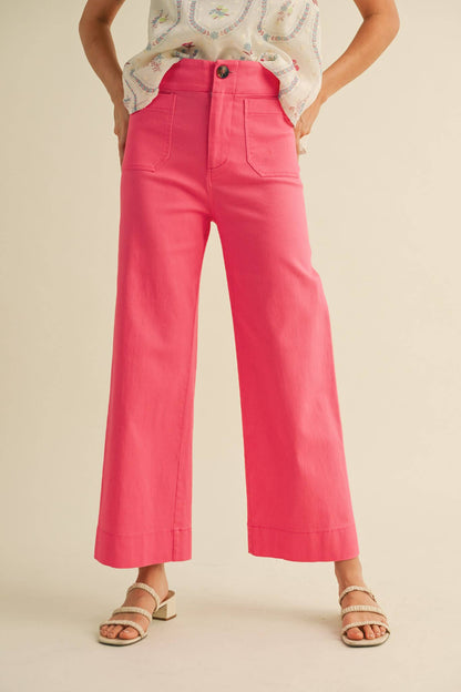 ROSE CROPPED WIDE LEG PANT
