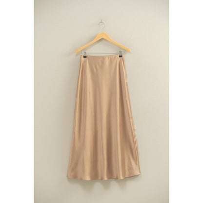 WILD WEST SATIN MAXI SKIRT
