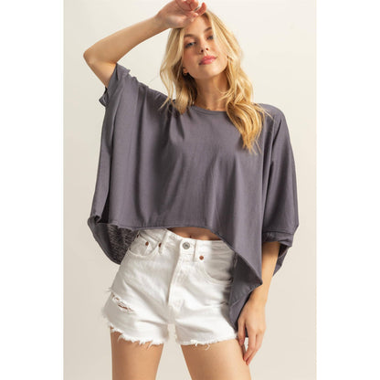 The Oaklee Oversized Tee - 2 COLORS